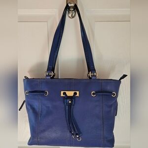 Naturalizer Blue Leather Handbag Purse​​​​